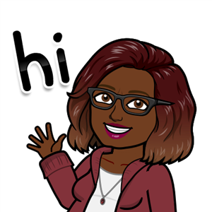 personal bitmoji saying hi 